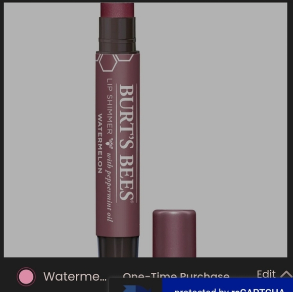 Burt's Bees Lip Shimmer Color Watermelon 132 NIB Sealed .09oz/2.55g - Picture 1 of 16